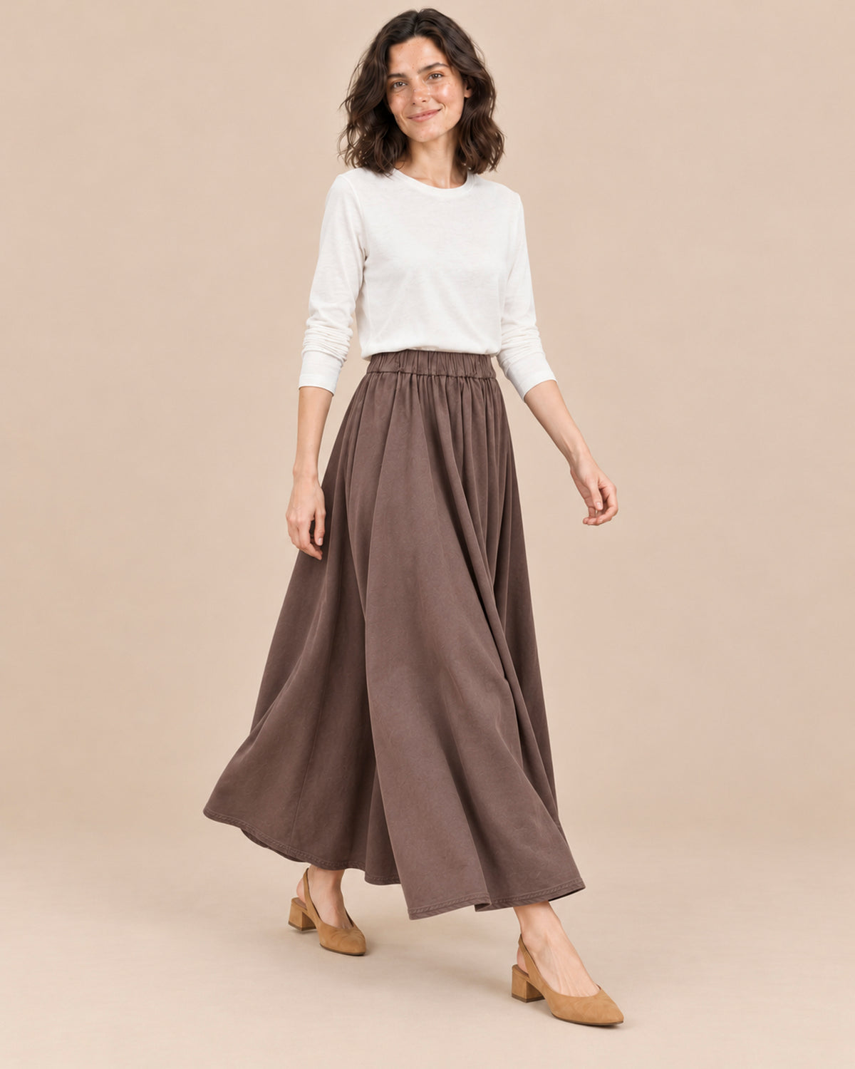 695 JAZZDANCER SKIRT VISCOVE-COFFEE BROWN_4 copy.JPG