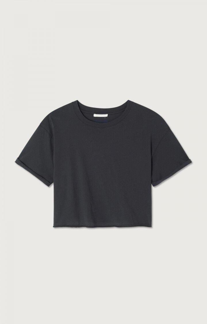 Women T-shirt 100 Percent Cotton Supersoft Jersey - Carbone