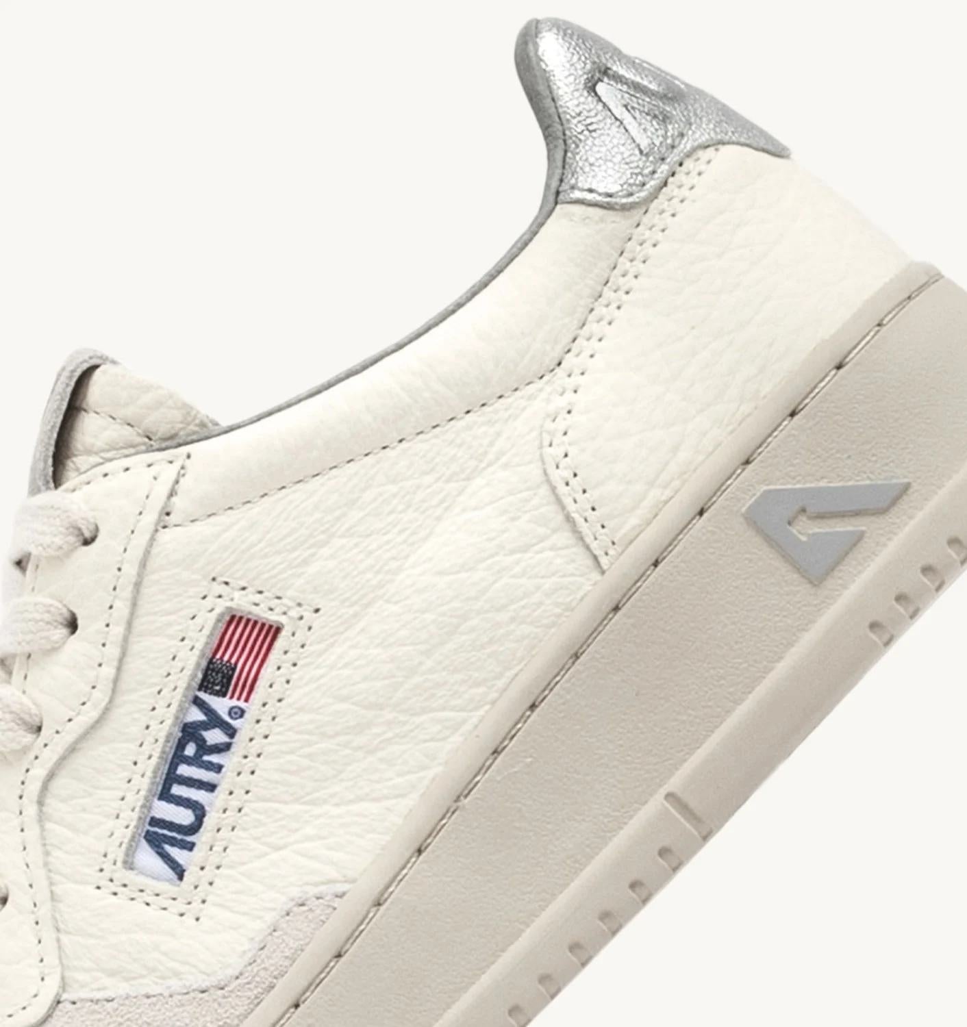 Sneaker Medalist Low El Silver-White