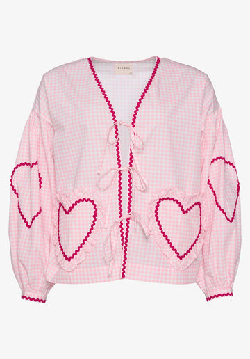 Jacket Se1023 Astrid Pink-Checks