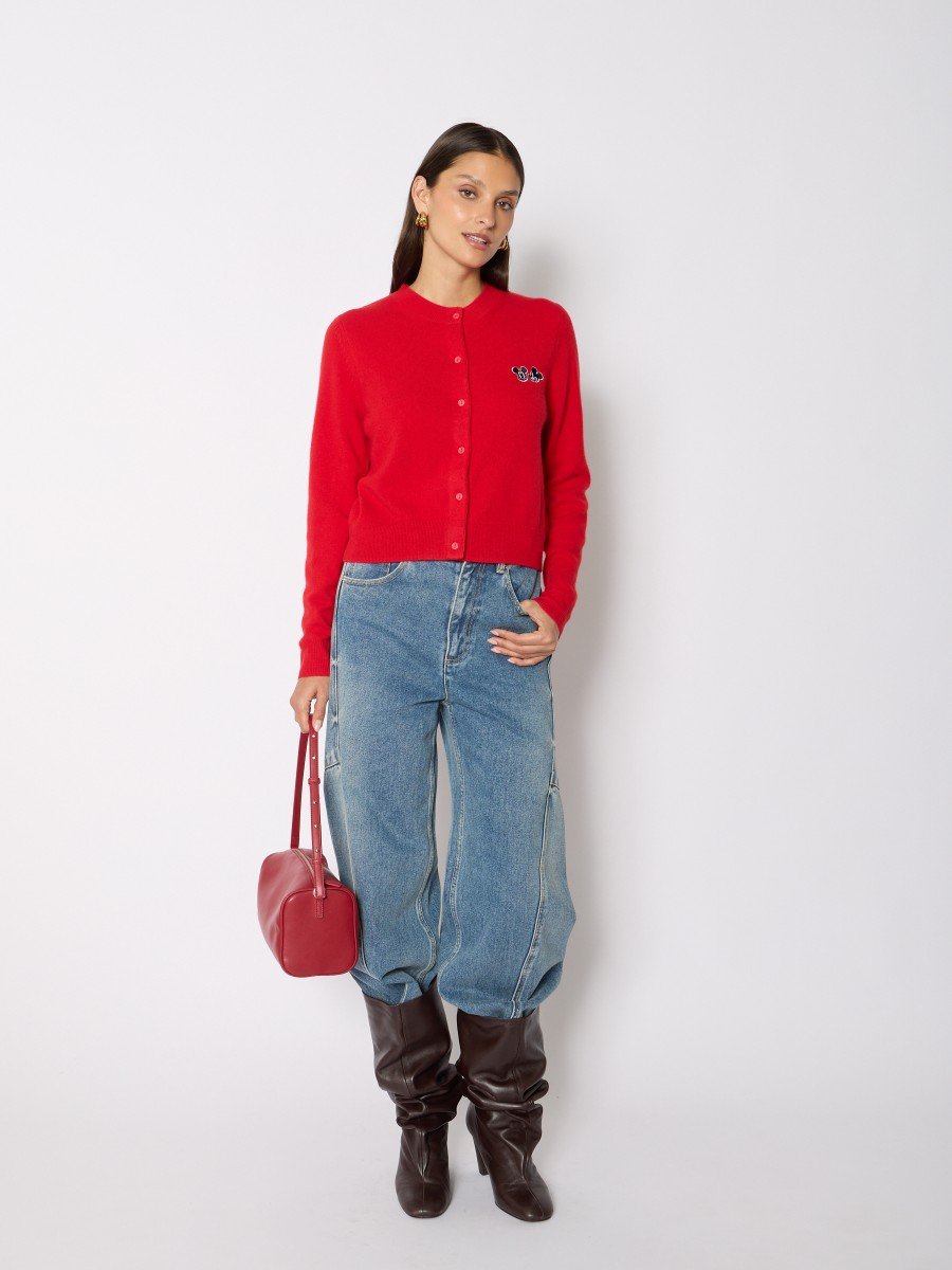 Cardigan 21mycoolred Cherry-Red