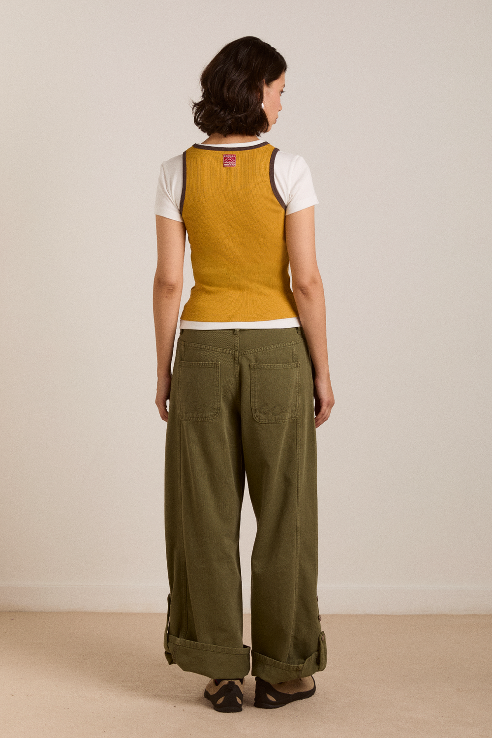 Tshirt Manon Layered T Yellow-Coffee-Bean