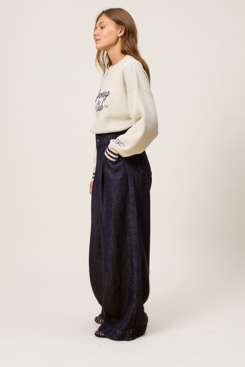 Jeans Loulou Deep-Blue