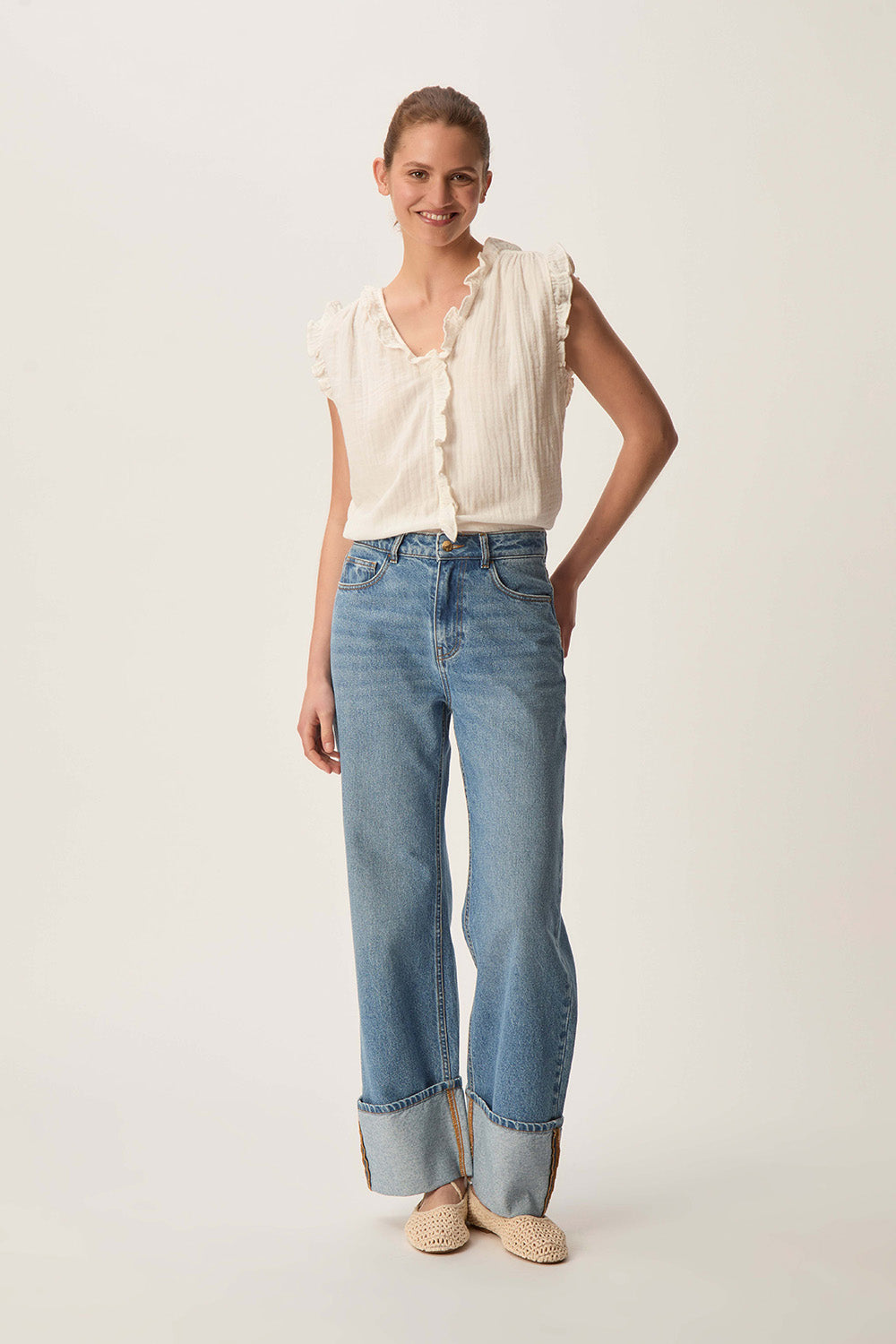 Blouse Sopran Soprano Ecru