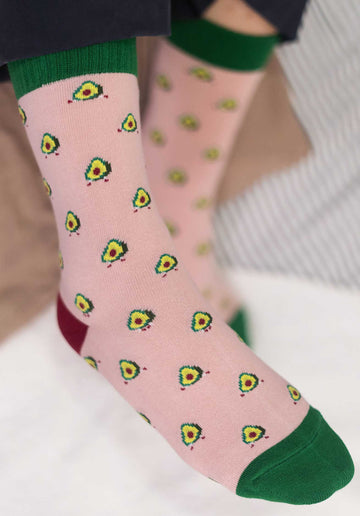 Socks Avocado So Avocado Sock Pink