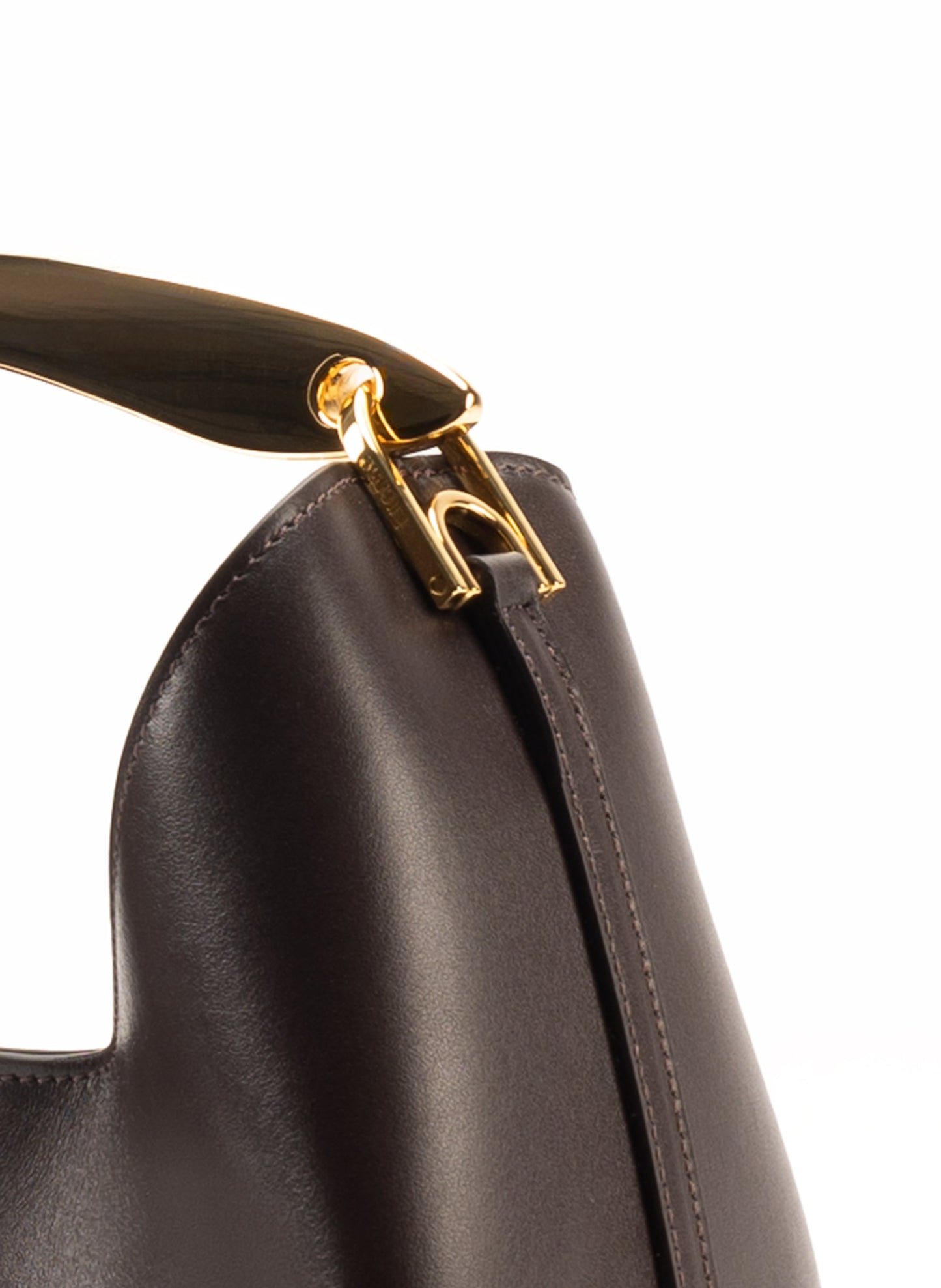 Shoulder Bag Boomerang Leathe Tabacco