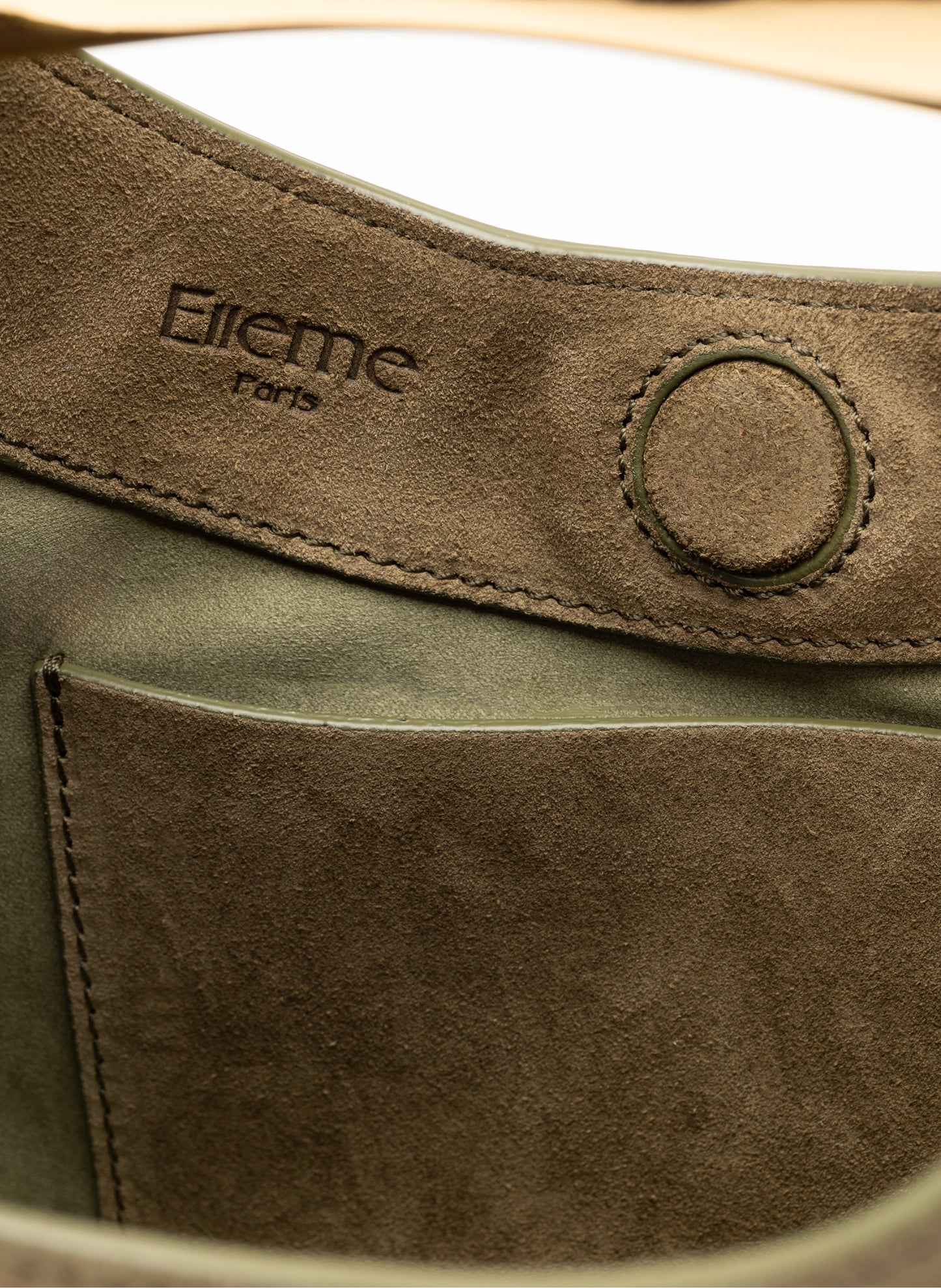 Shoulder Bag Boomerang Suede Truffle