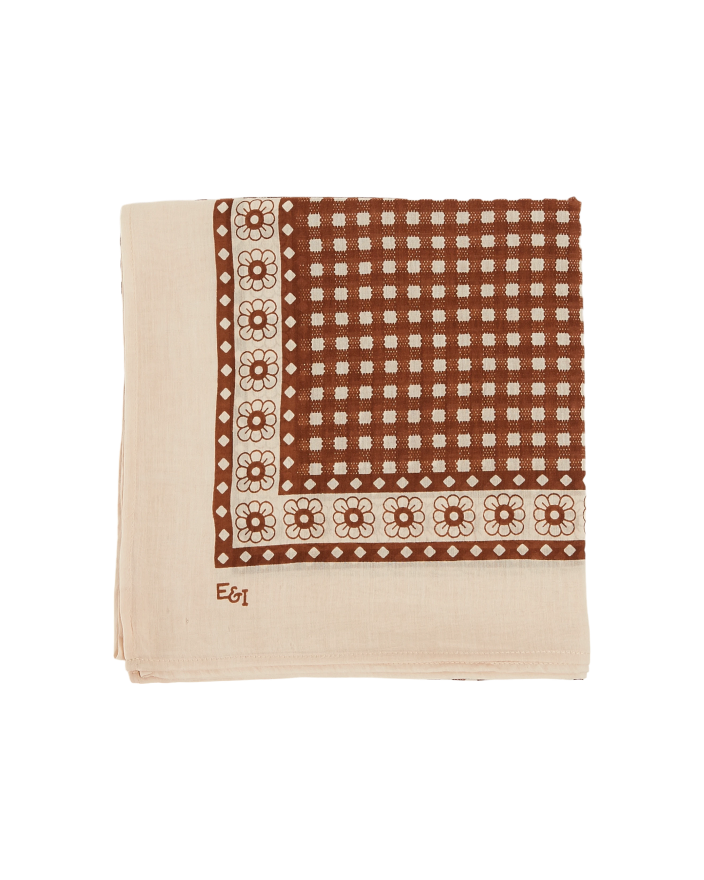 Scarf Ida-abfoulard2 Vichy-Choco