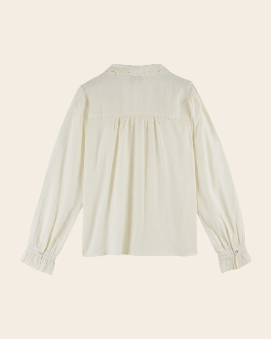 Blouse Vintage Ida-capucine Creme