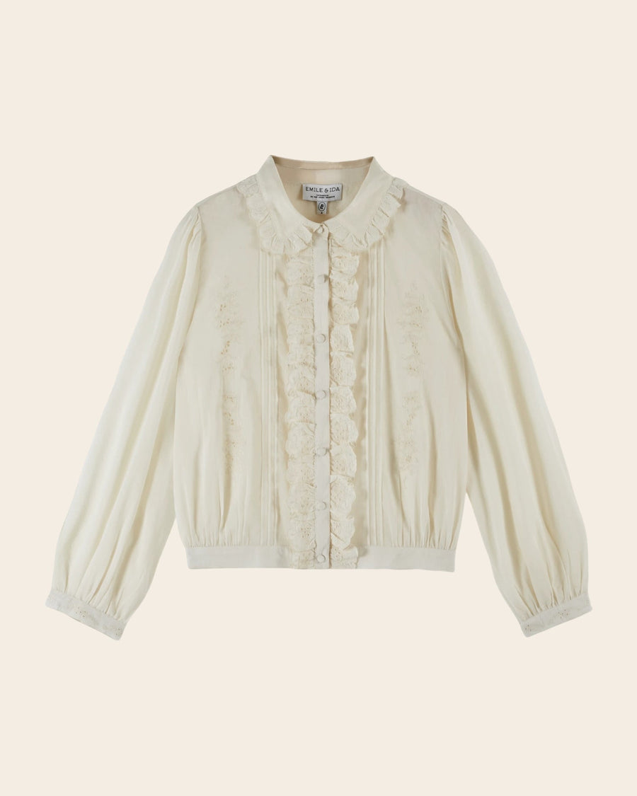 Blouse Vintage Br Ida-charline Creme