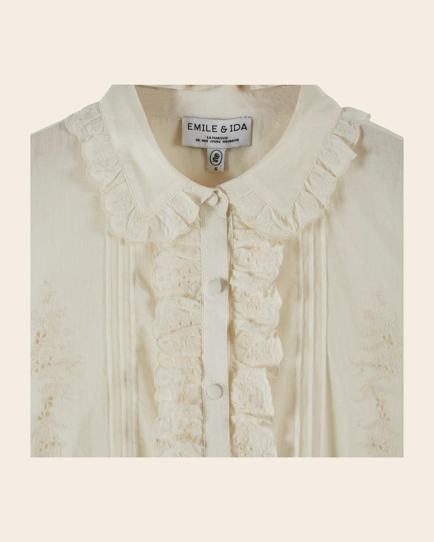 Blouse Vintage Br Ida-charline Creme