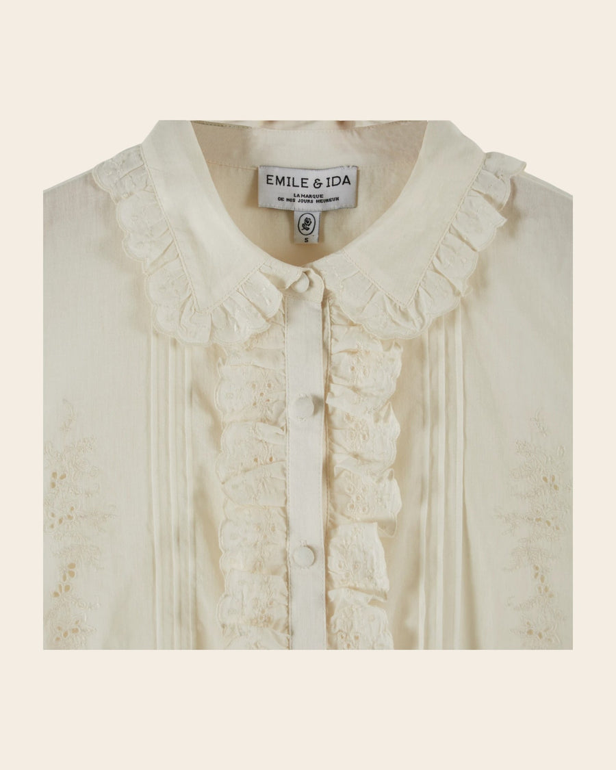 Blouse Vintage Br Ida-charline Creme