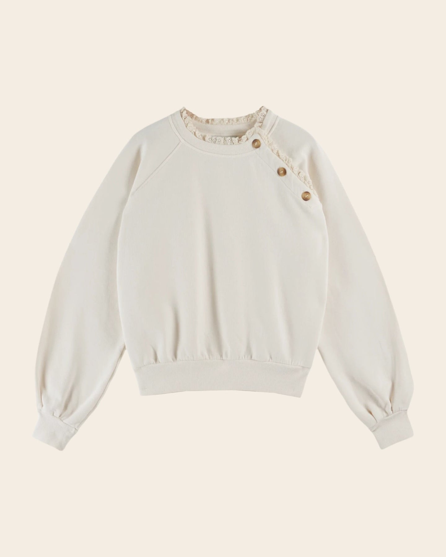 Sweat Broderie An Ida-cherry Creme