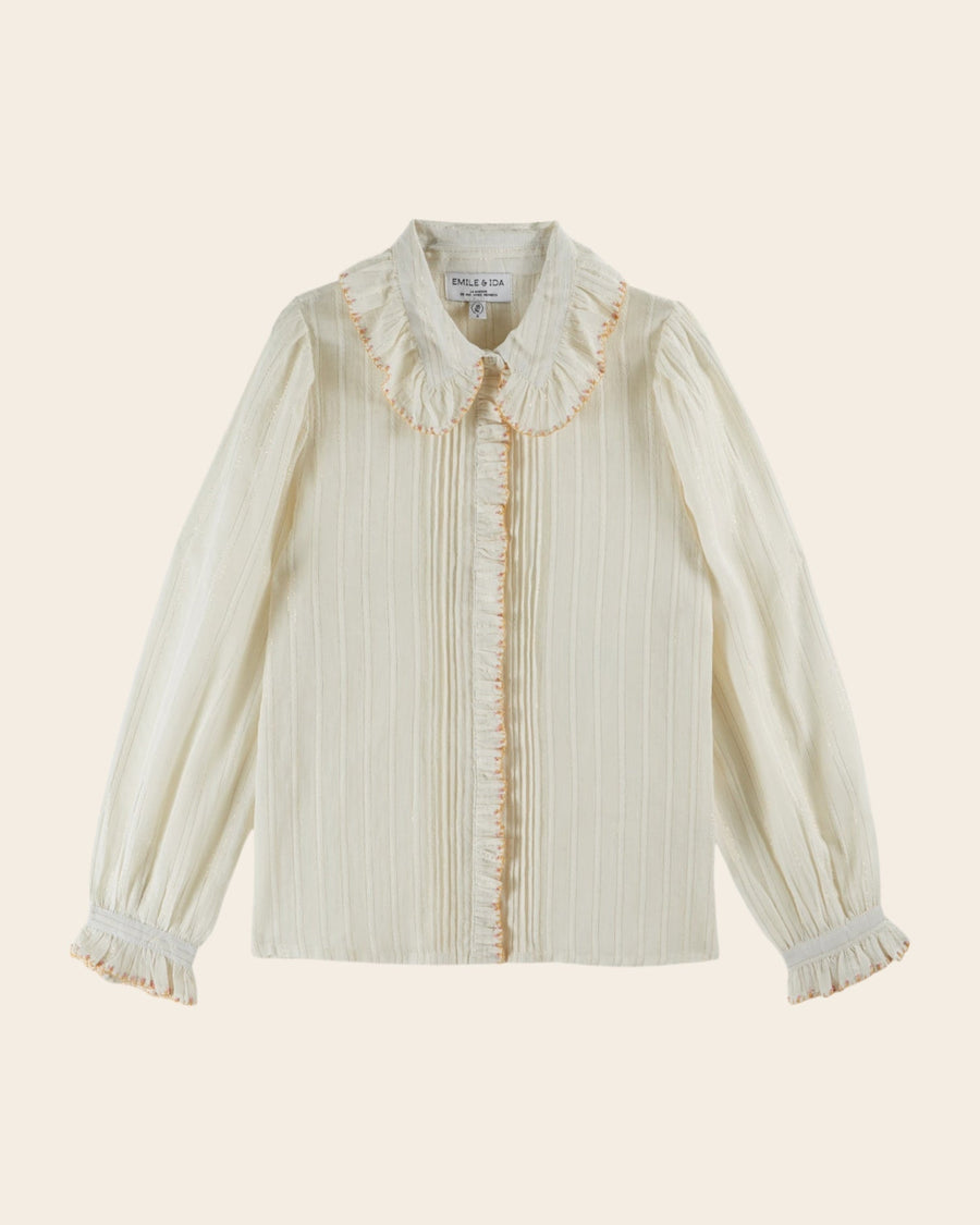 Blouse Col Bordag Ida-christelle Ecru