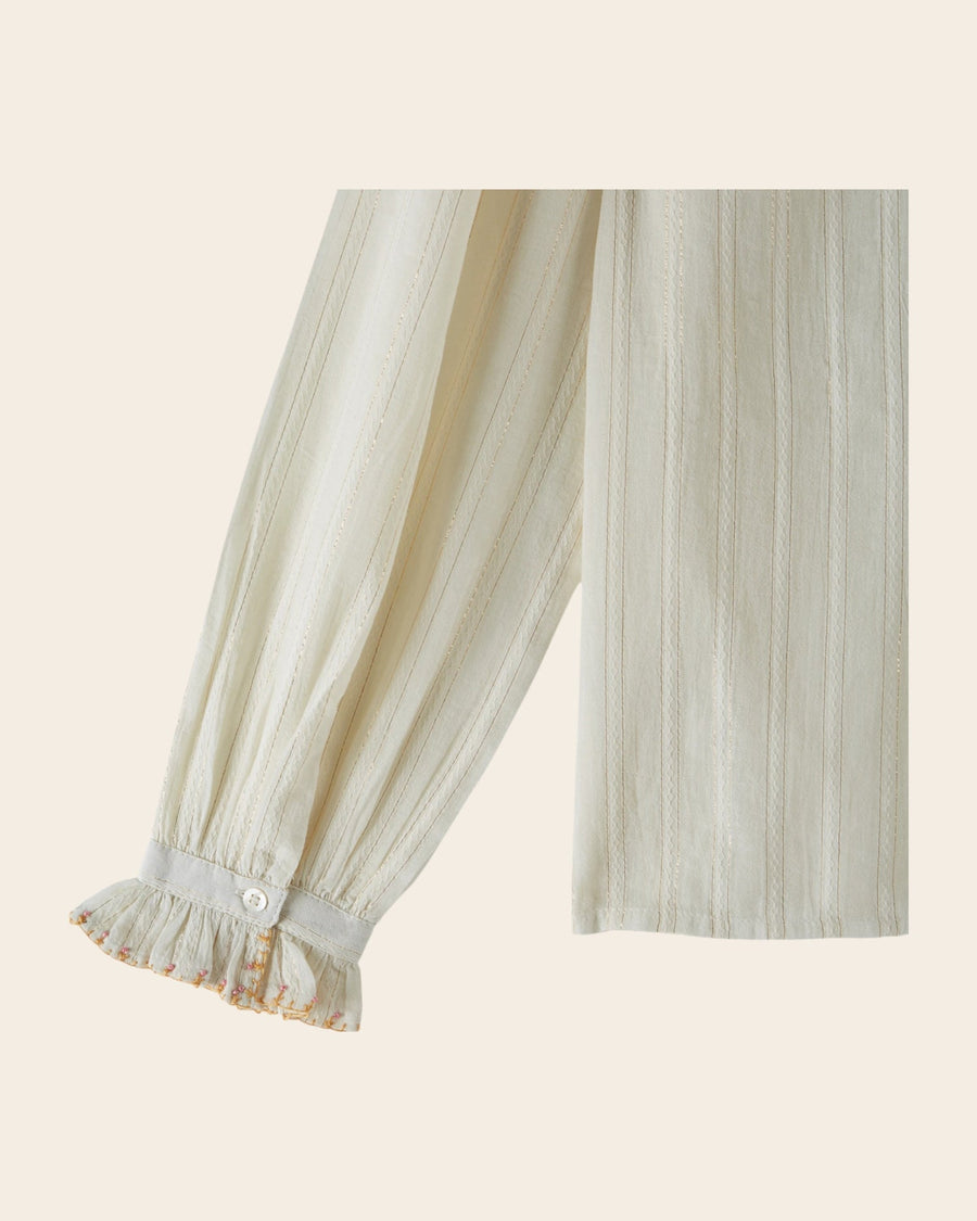 Blouse Col Bordag Ida-christelle Ecru