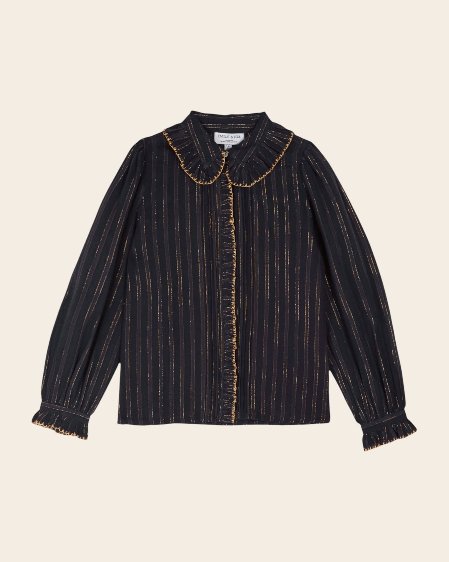 Blouse Col Bordag Ida-christelle Marine