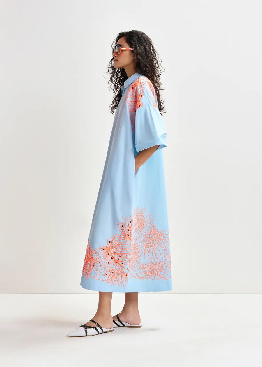 Dress Hanchor Lake-Blue