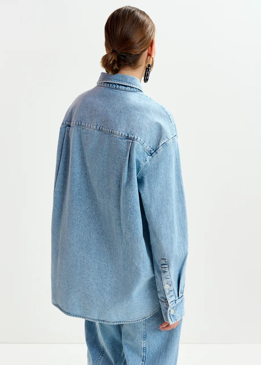 Denim Shirt Icksonvi Icksonville Combo1-Navy