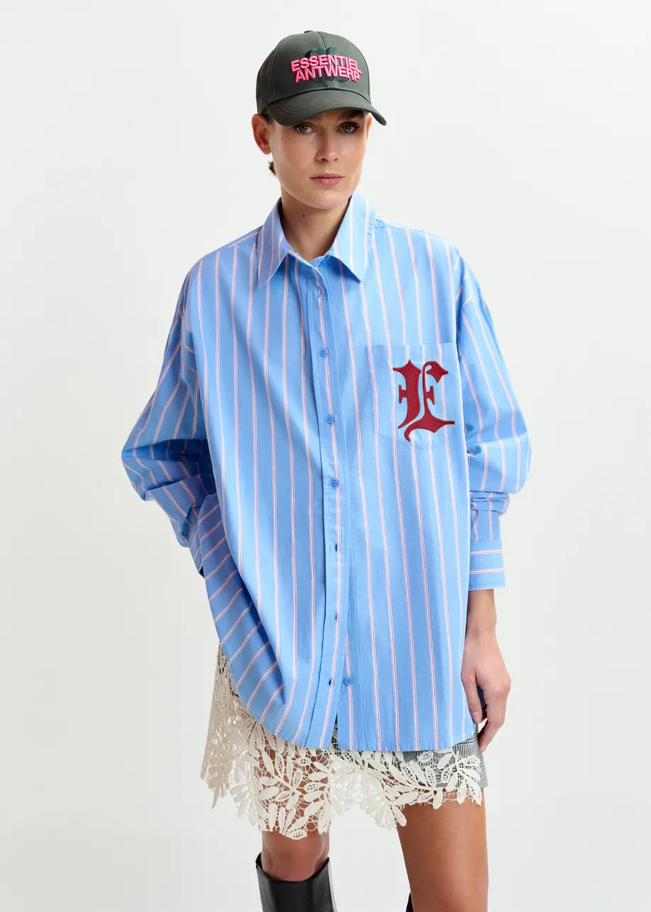 Shirt Ipatch Pale-Kingsblue