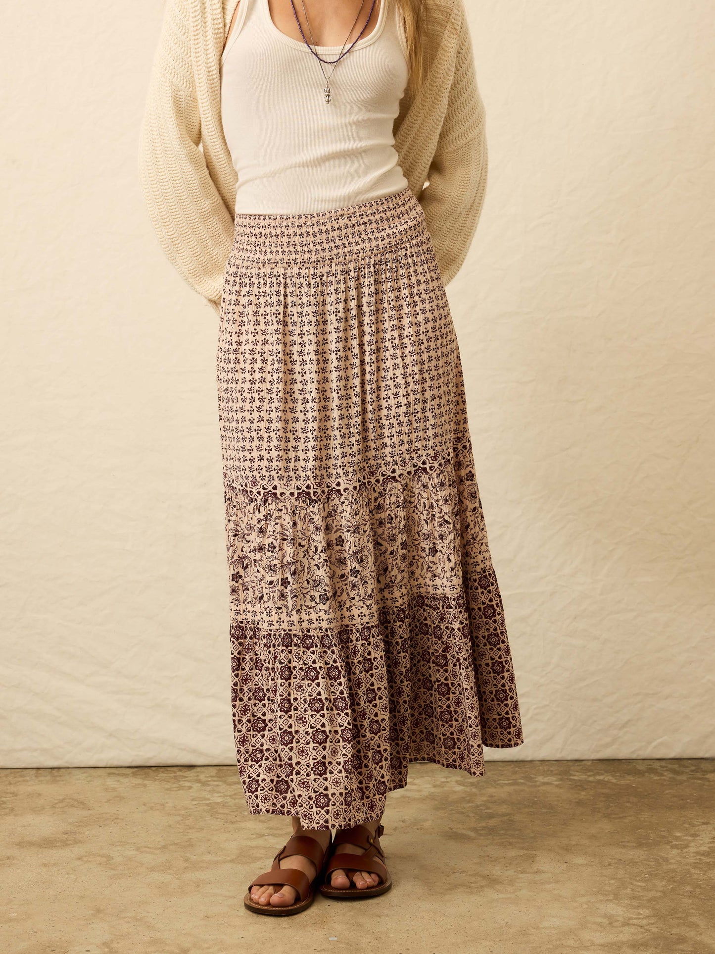 Skirt Wbf2516 Sunrise-Azulejos-Mix