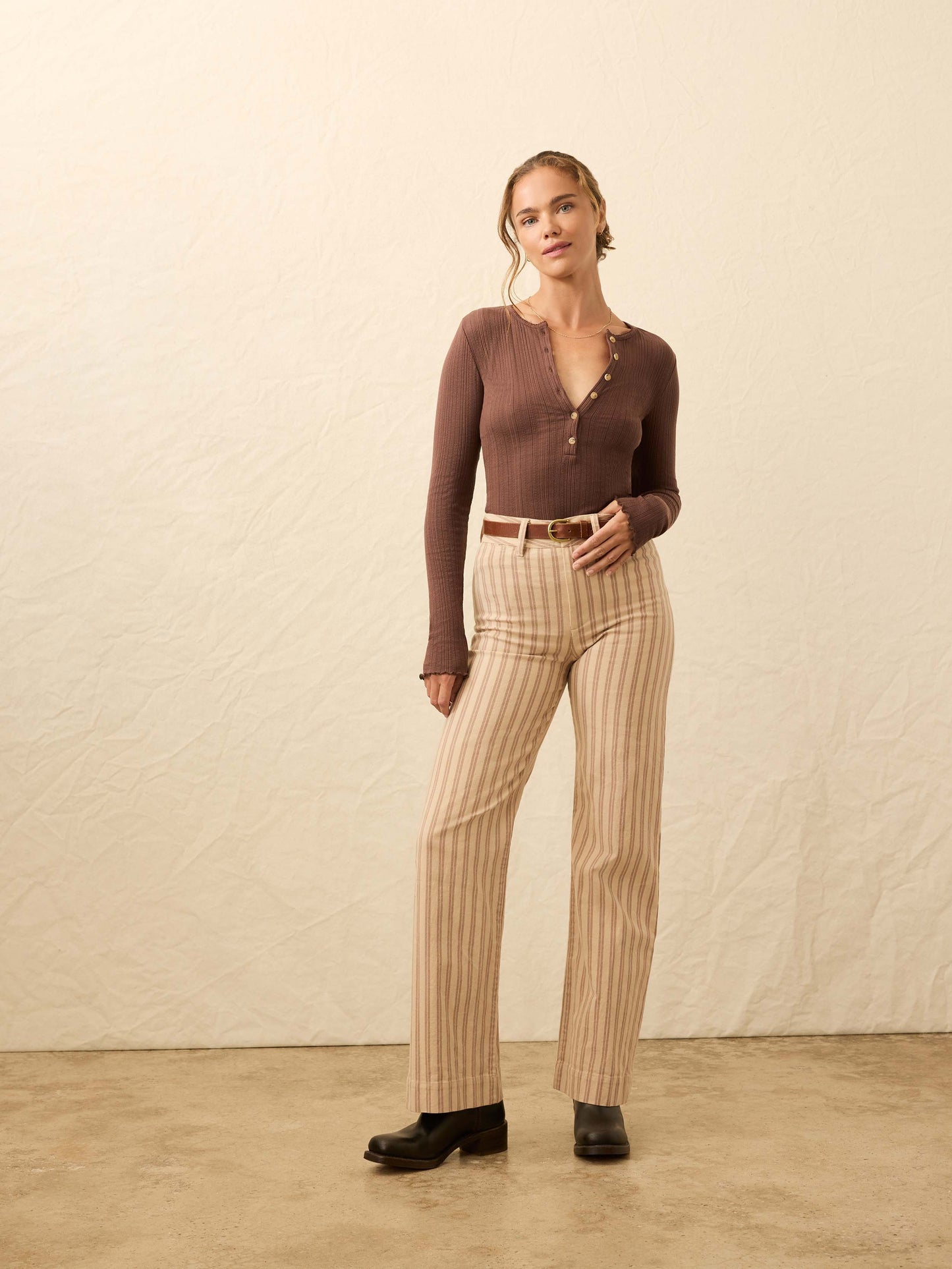 Sweatshirt Wkf2505 Chocolate-Brown