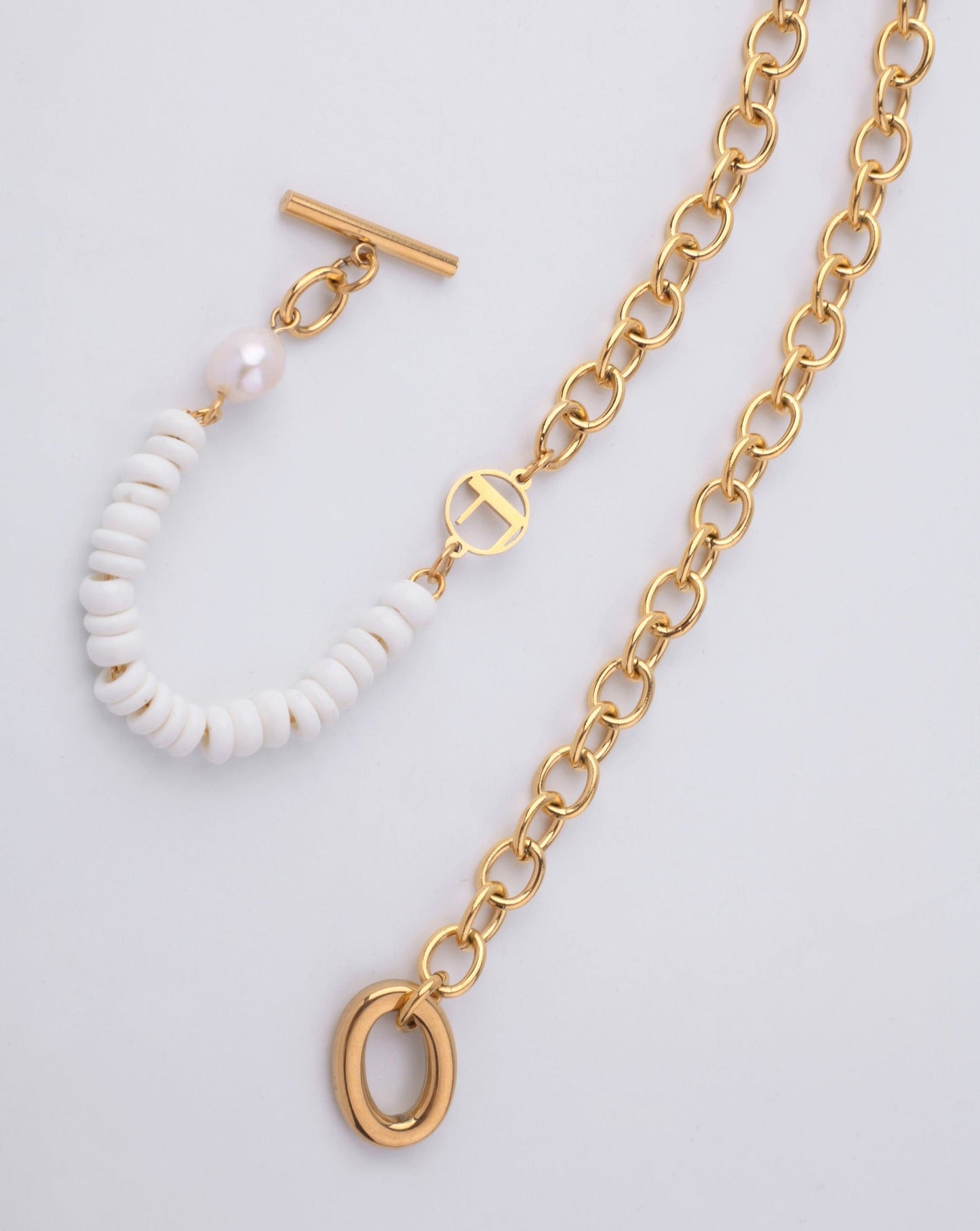 Necklace Ascot Necklace Ivory