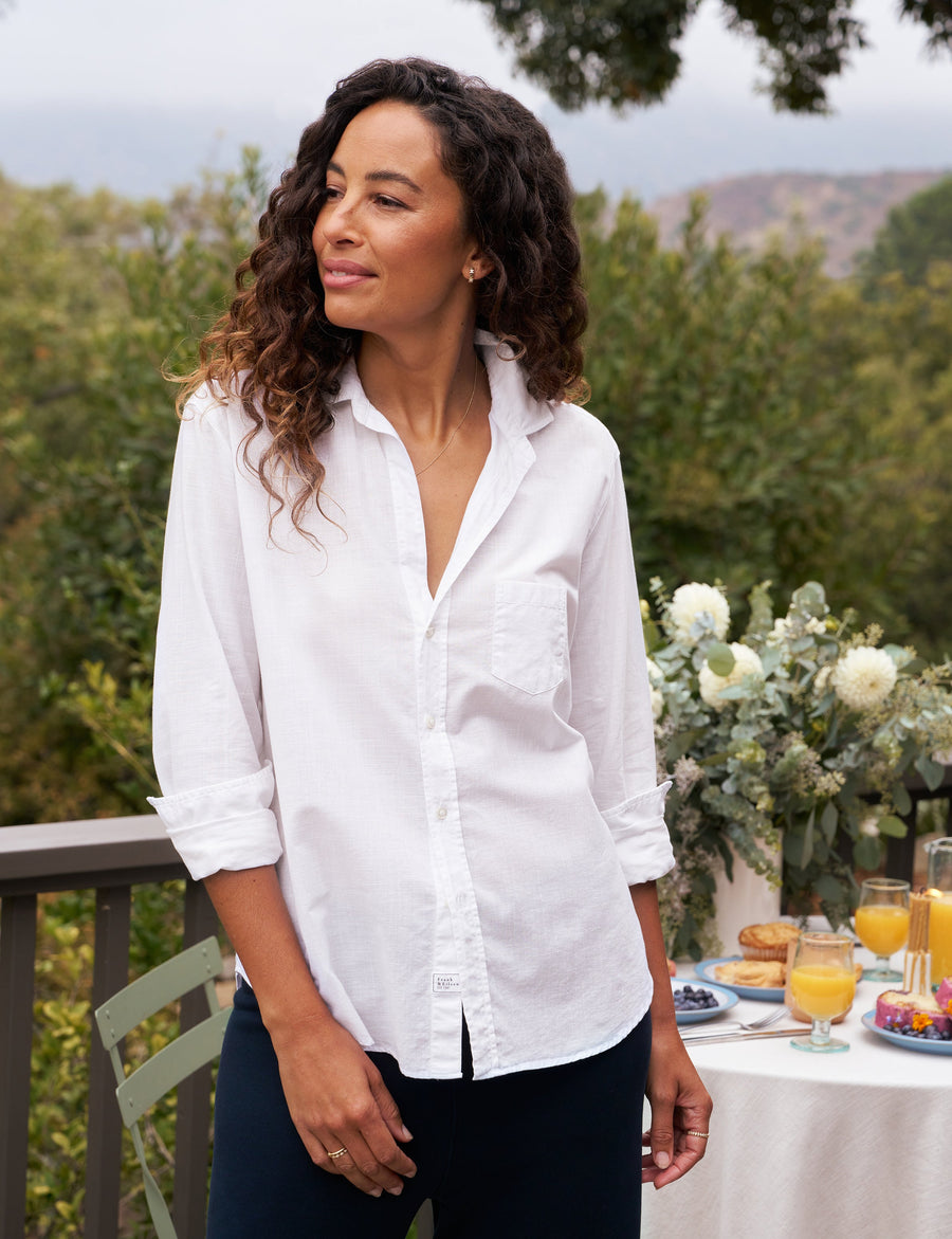 Shirt Eileen Eileen Casual Co Classic-White