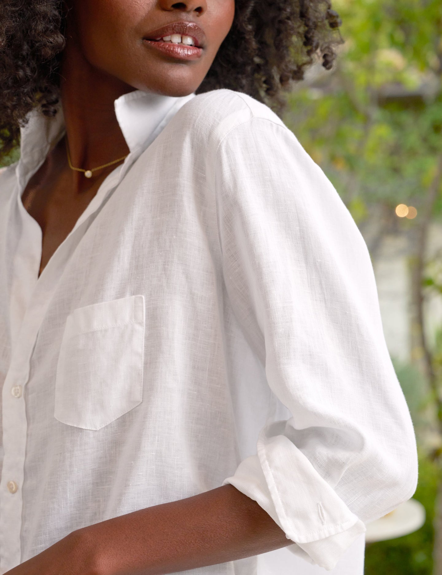Shirt Eileen Eileen It Linen White-Linen