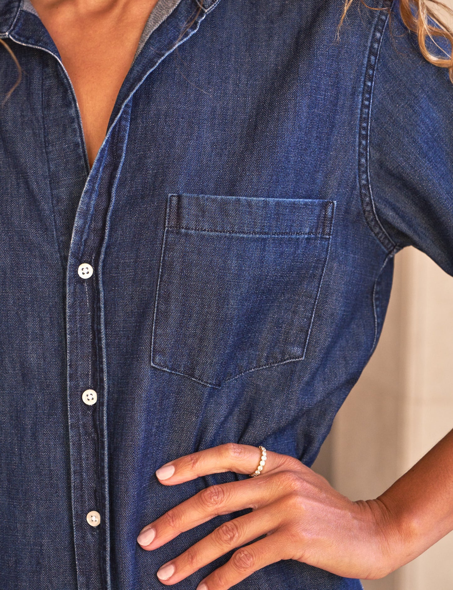 Denim Dress Rory Famous Deni Vintage-Dark-Wash