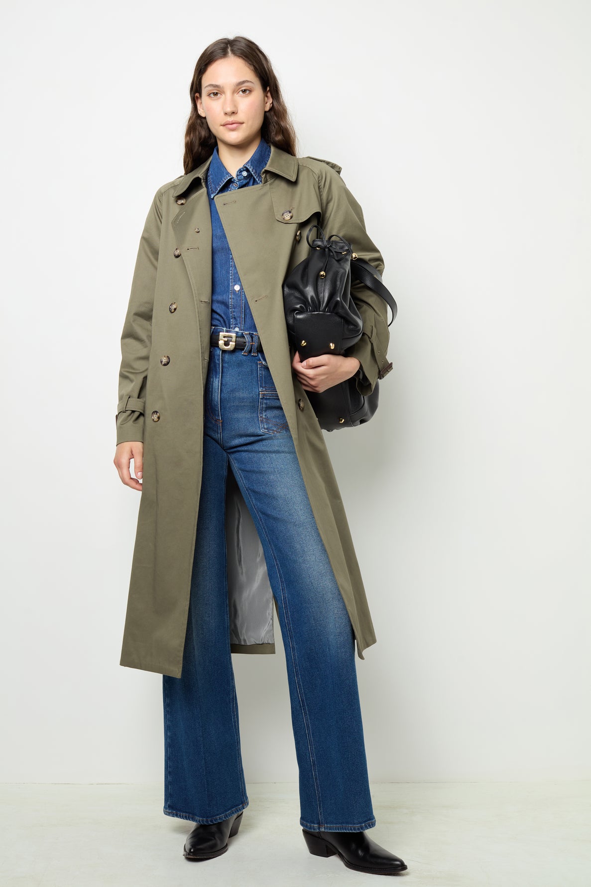 Trench Coat Serge Dae02a301 Khaki-Green – RUE MADAME BOUTIQUE