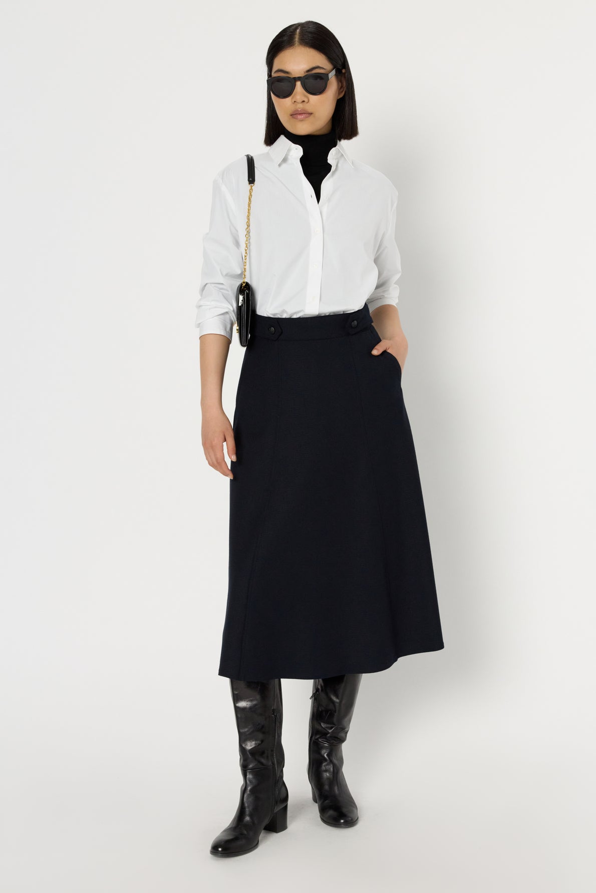 Skirt Blanche Dcj04c077 Navy