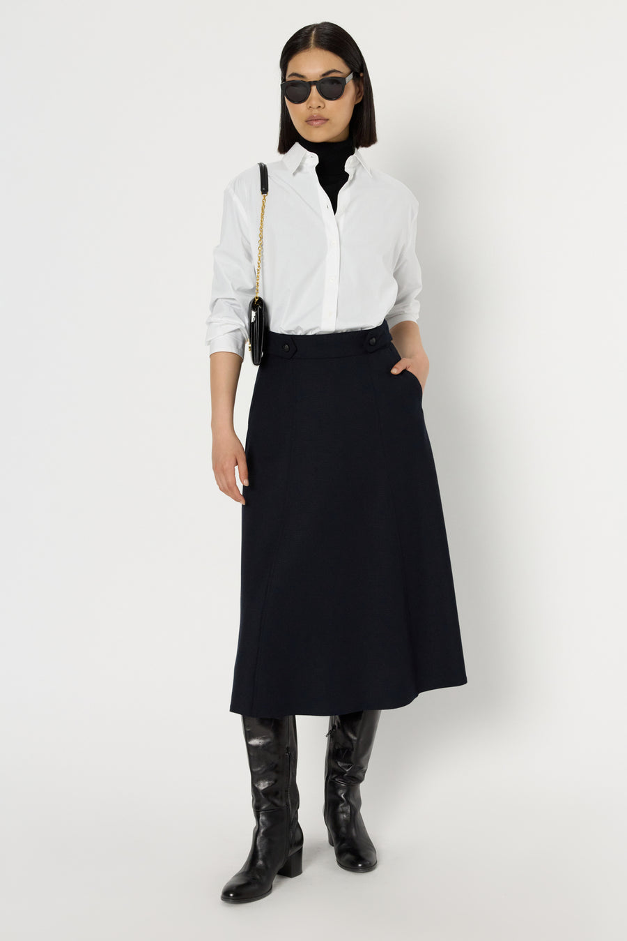 Skirt Blanche Dcj04c077 Navy