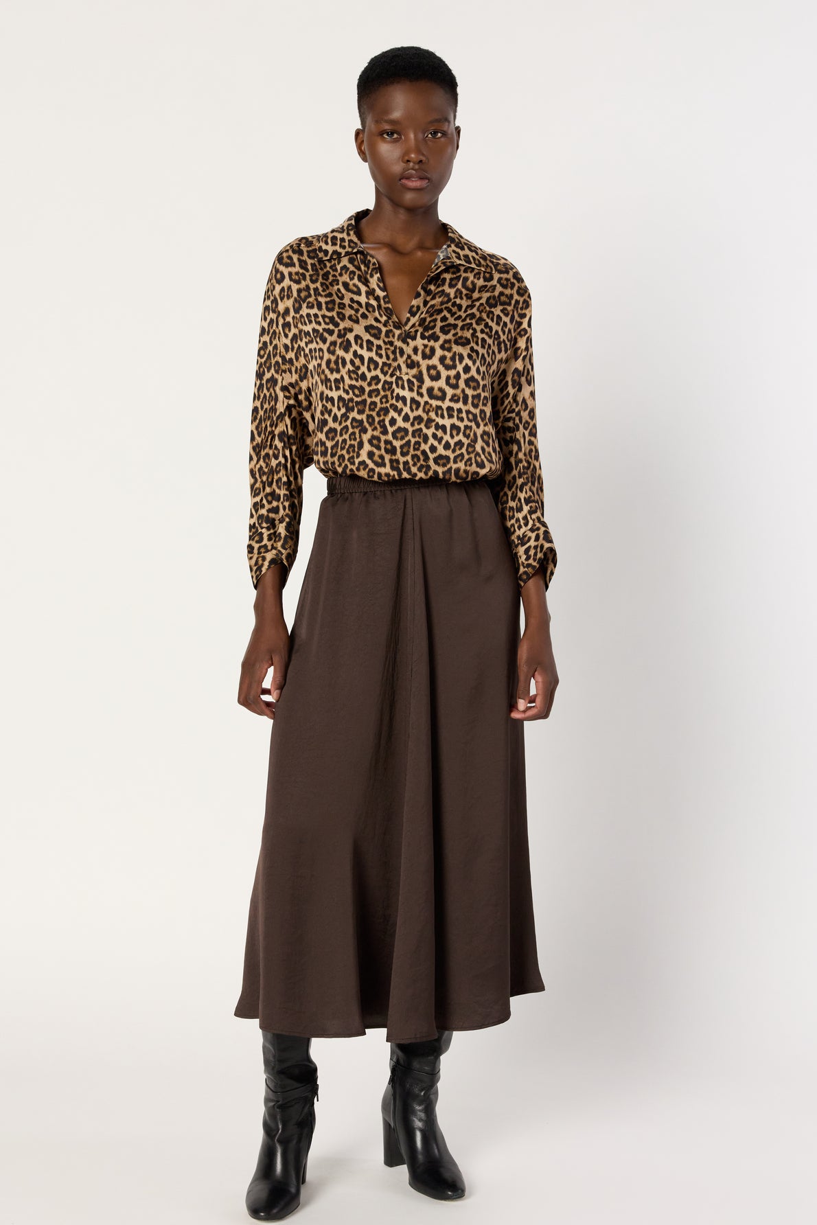 Skirt Dcj08c131 Khaki-Green