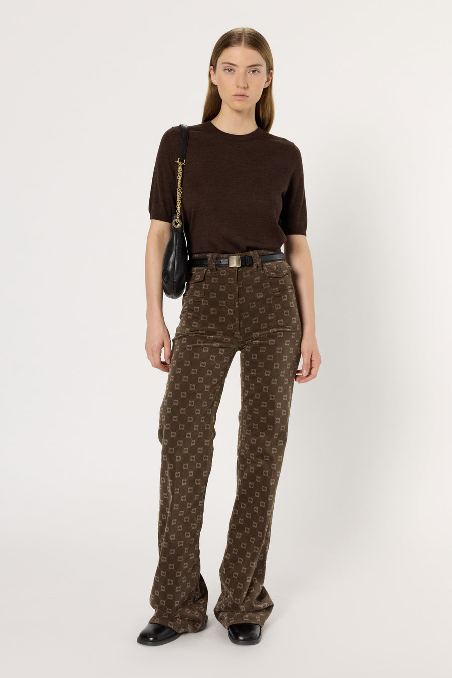 Pullover/vest Elsa Dcu02c222 Brown