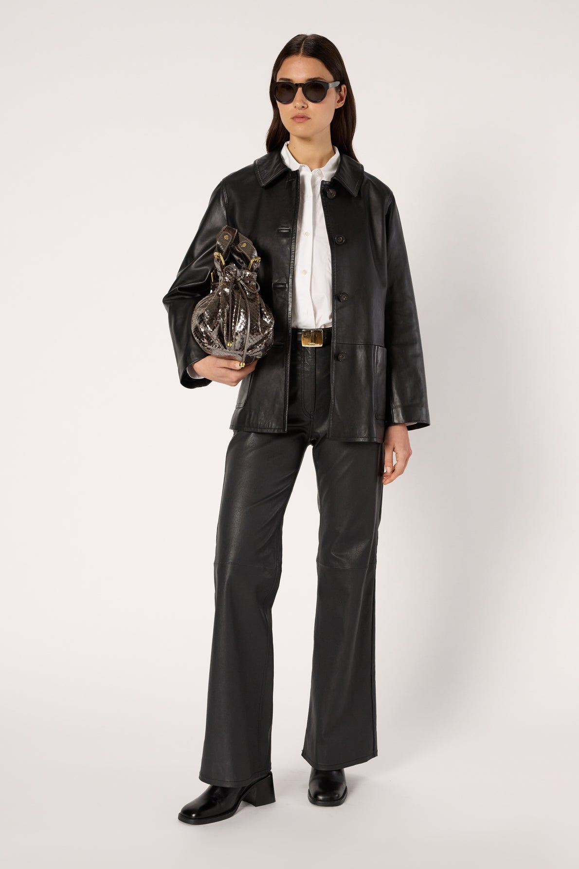 Leather Garment Neva Dcy07c008 Black