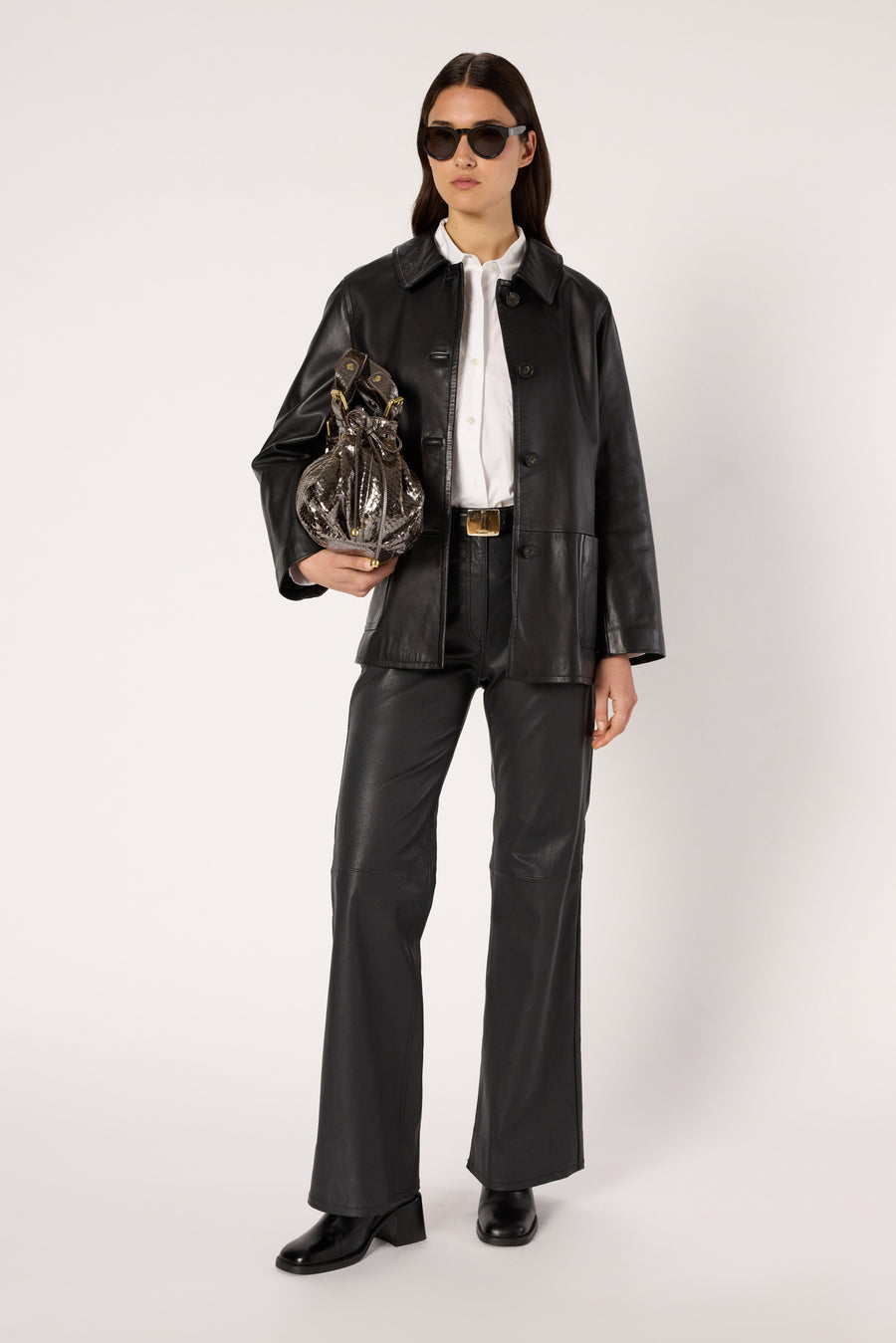 Leather Garment Neva Dcy07c008 Black