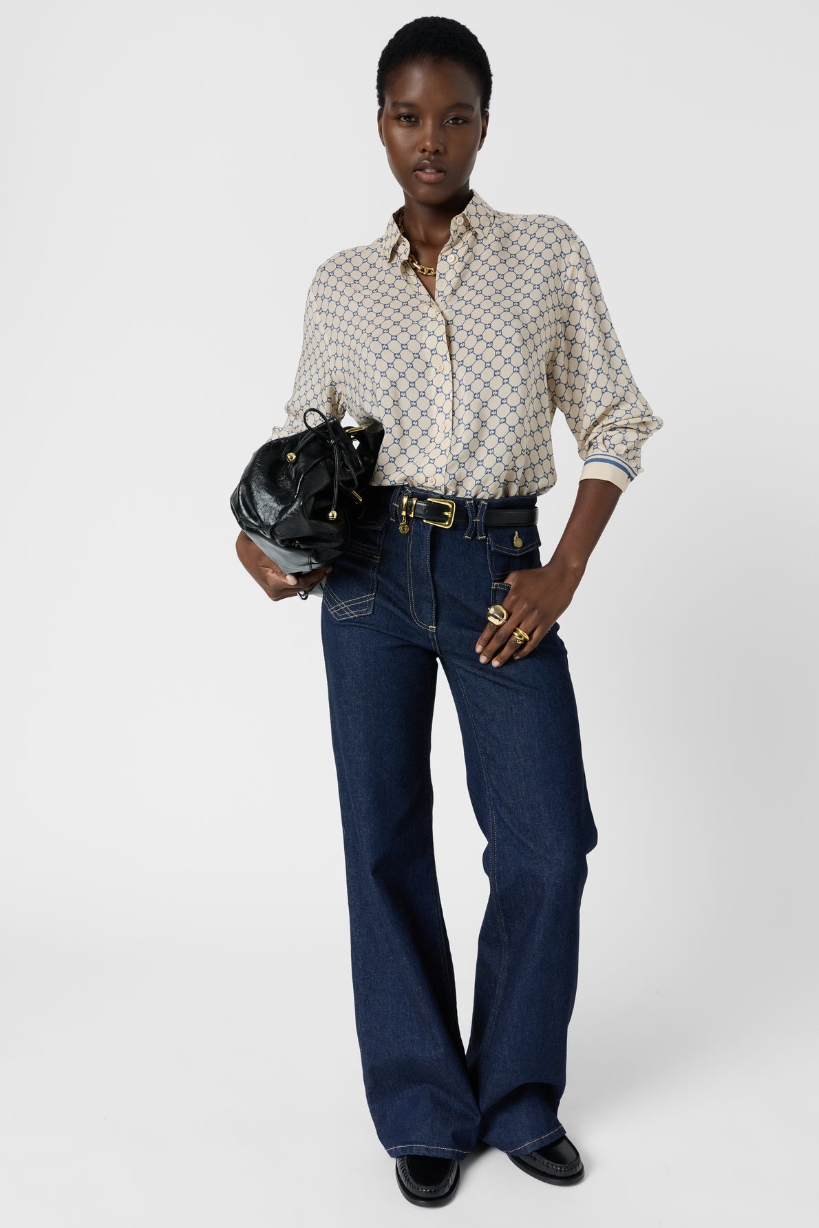 Blouse Ddc76d335 Blue