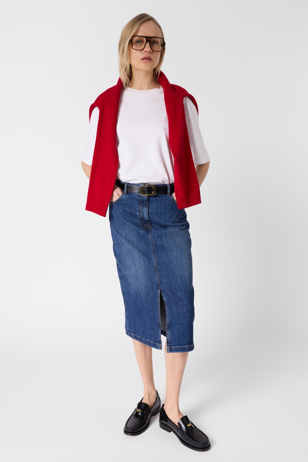 Skirt Ddj32d063 Blue