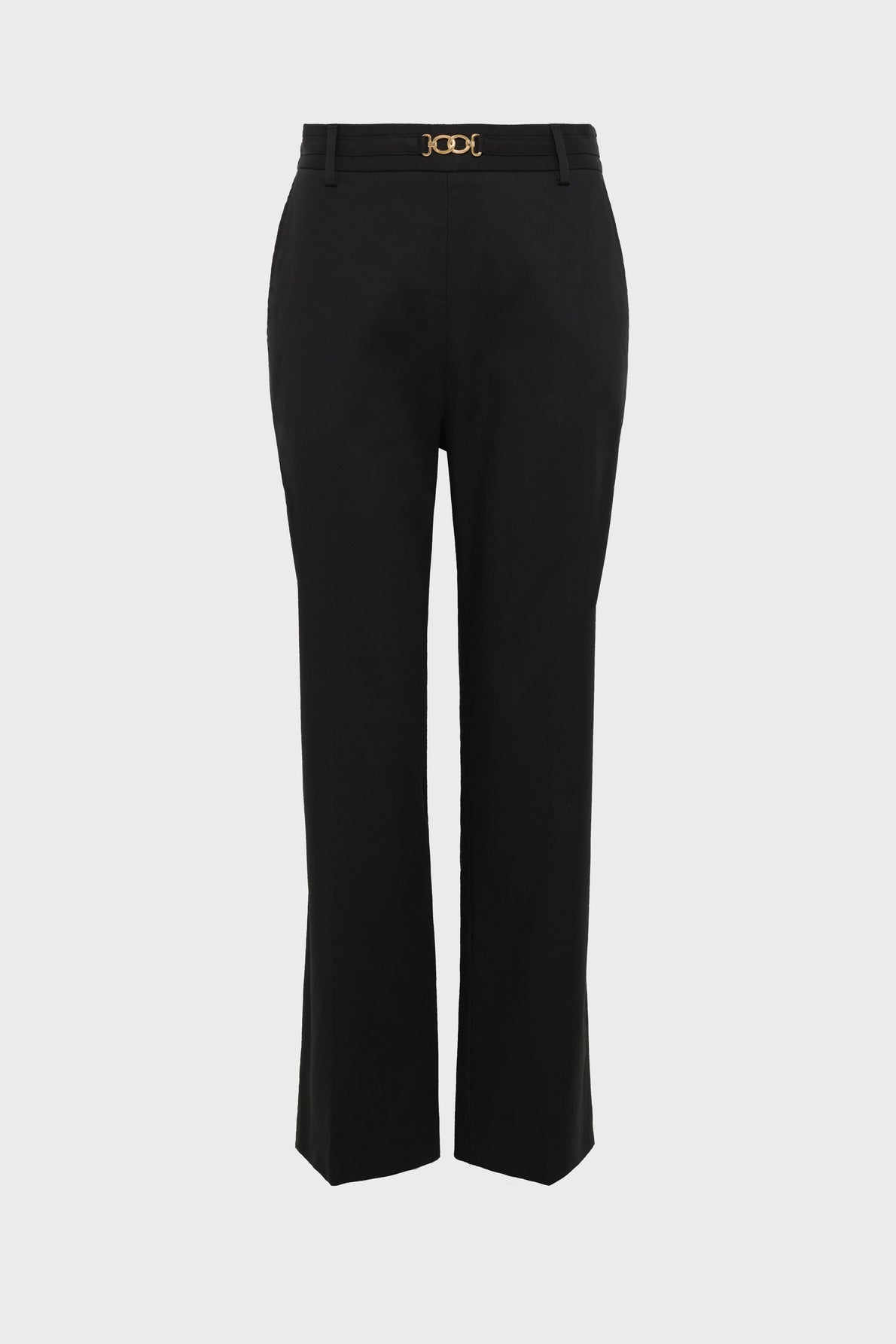 Women's Trousers 100% Polyester Twill Lightweight - Black