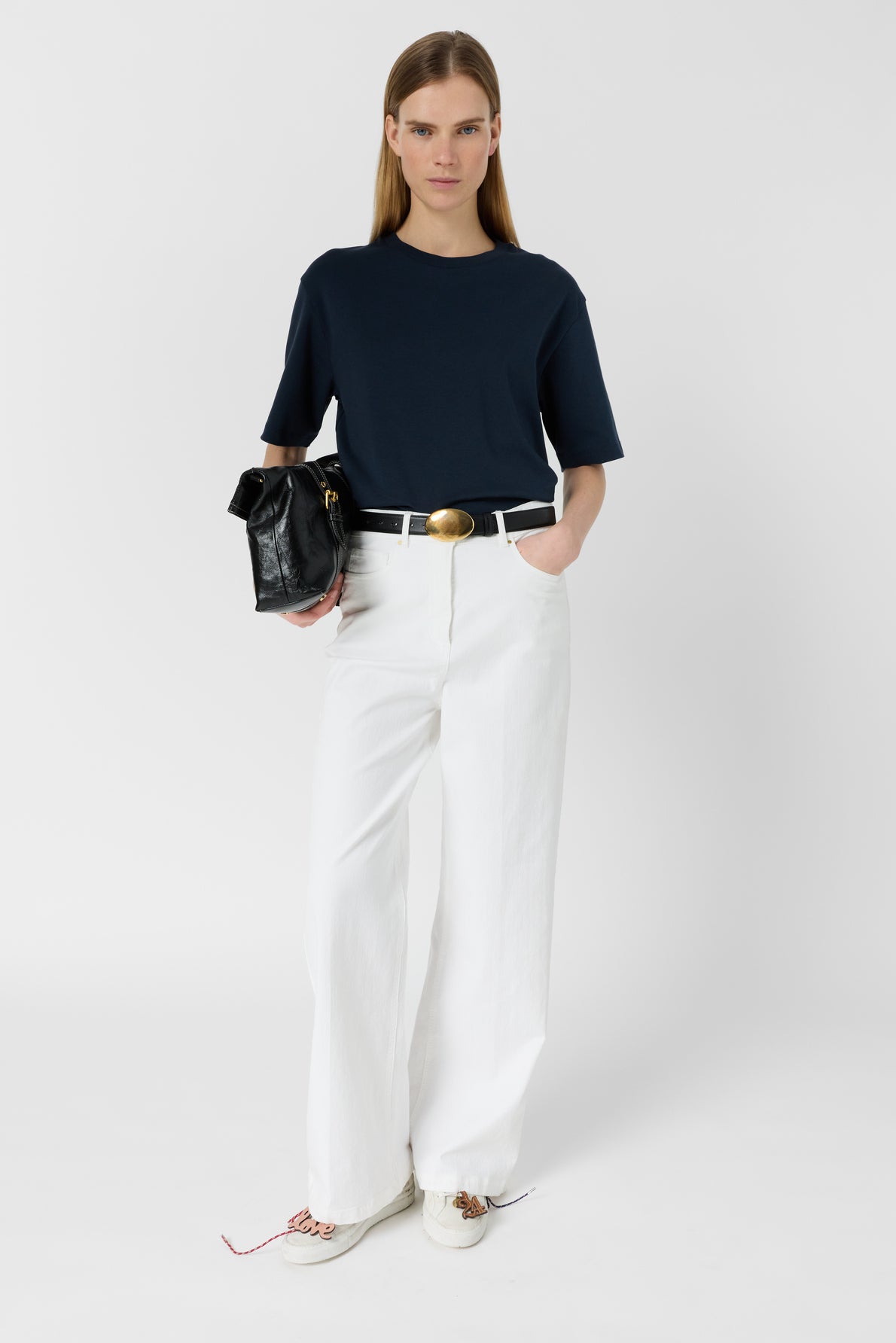 Unisex Casual Everyday Breathable T-Shirt 100% Cotton - Navy