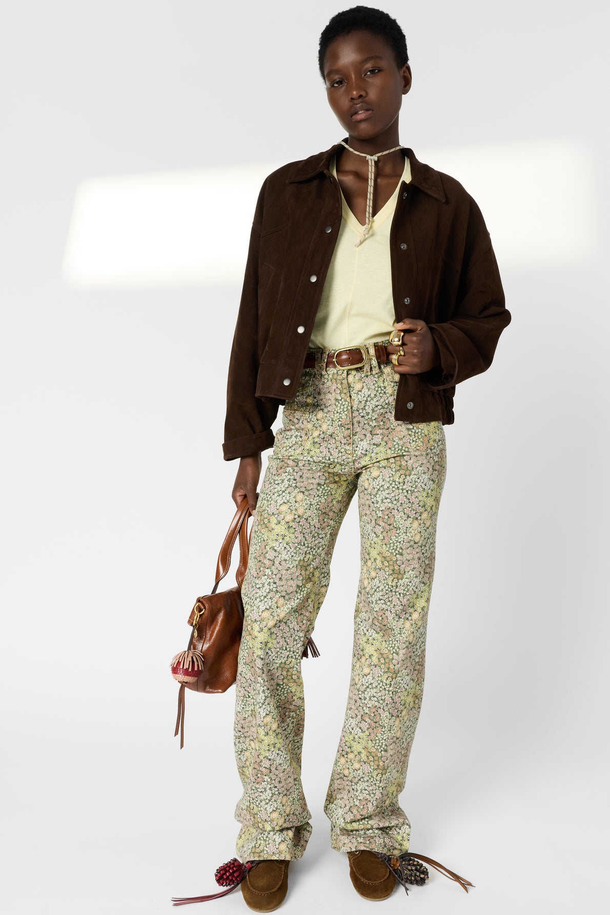 T-shirt Ddt11d251 Yellow