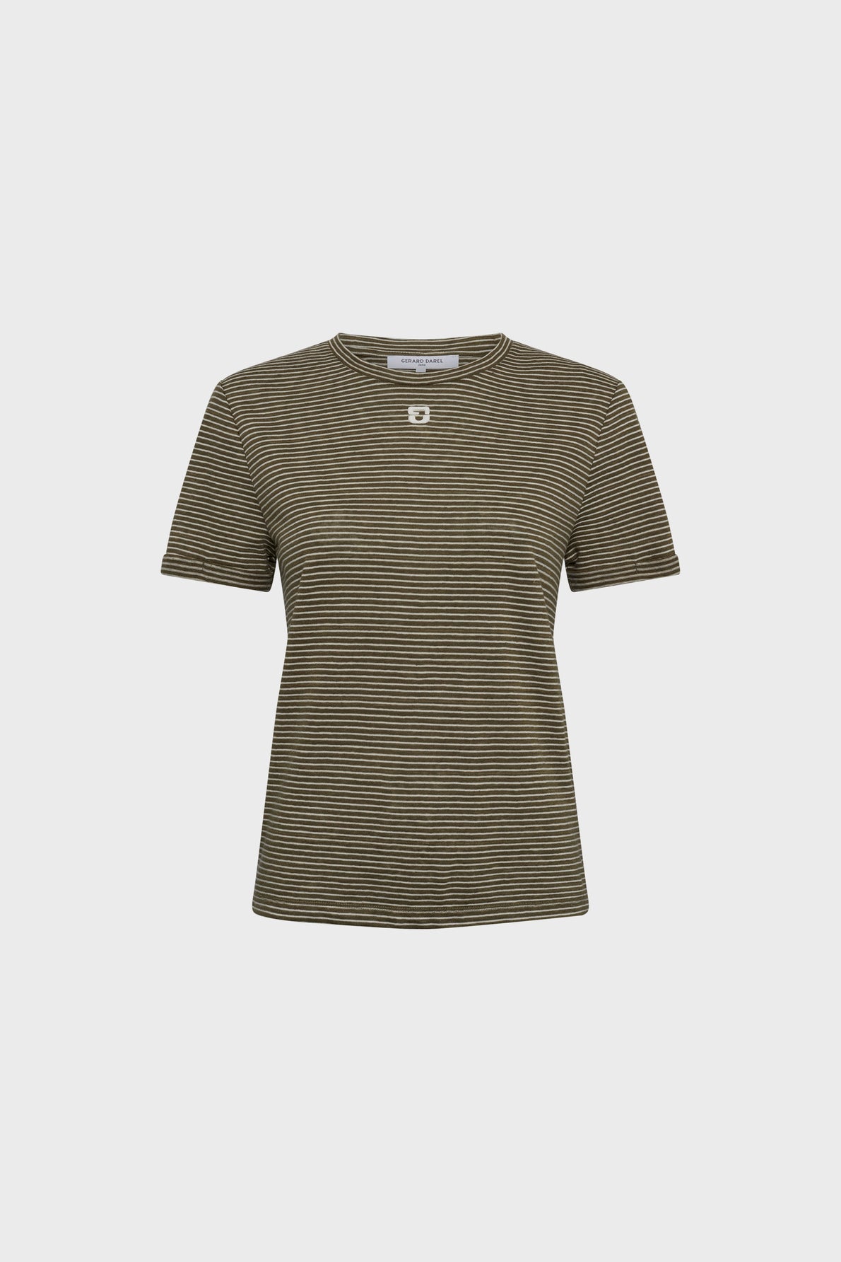 T-shirt Ddt19d253 Khaki-Green