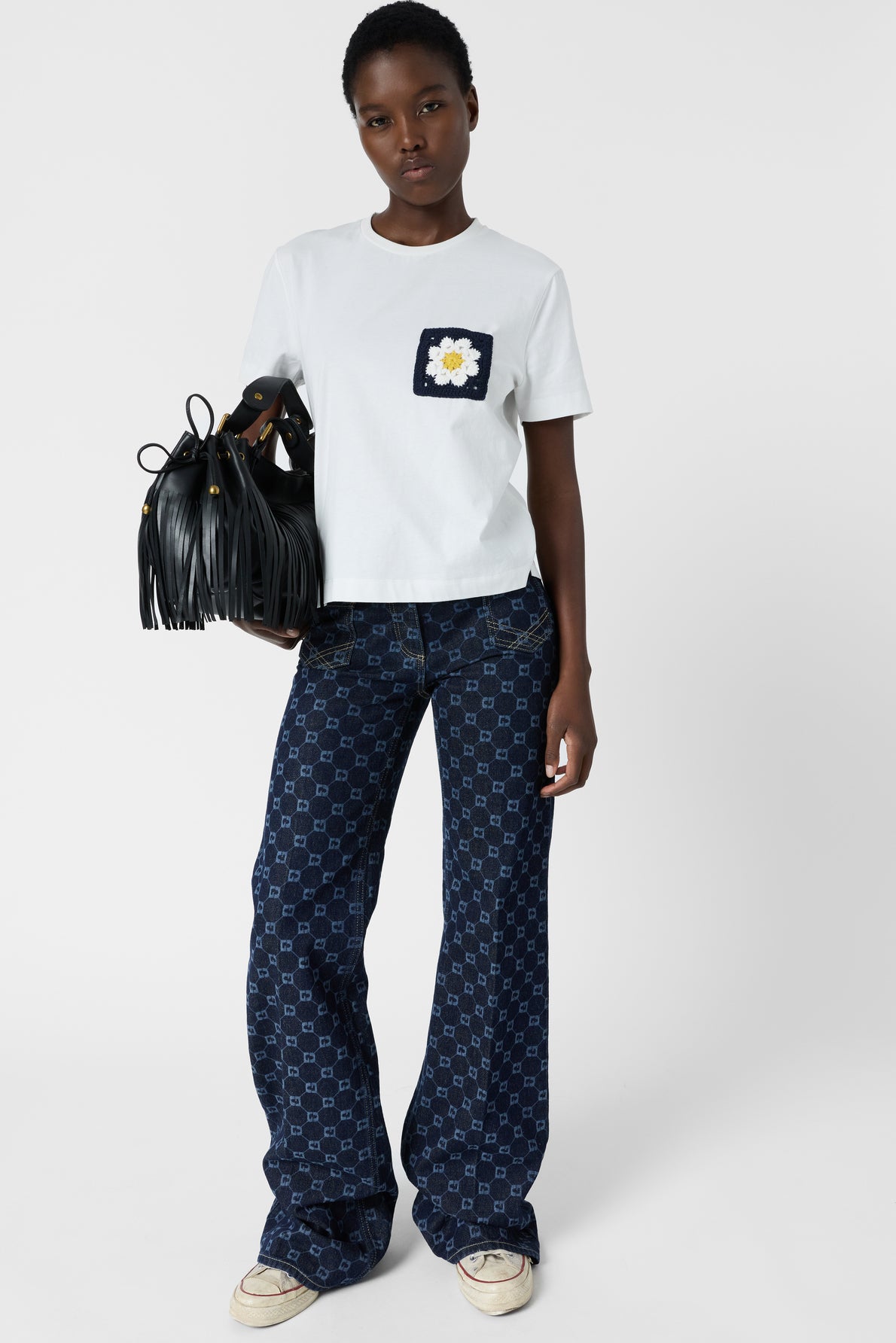 Women's T-Shirt 100% Cotton Poplin Everyday-Weight - Ecru