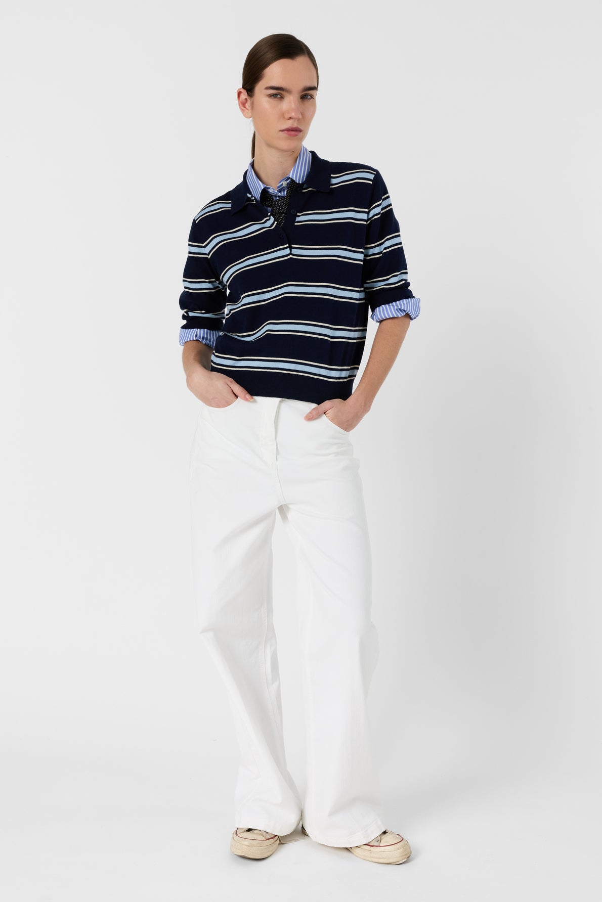 Pullover/vest Ddu24d218 Navy