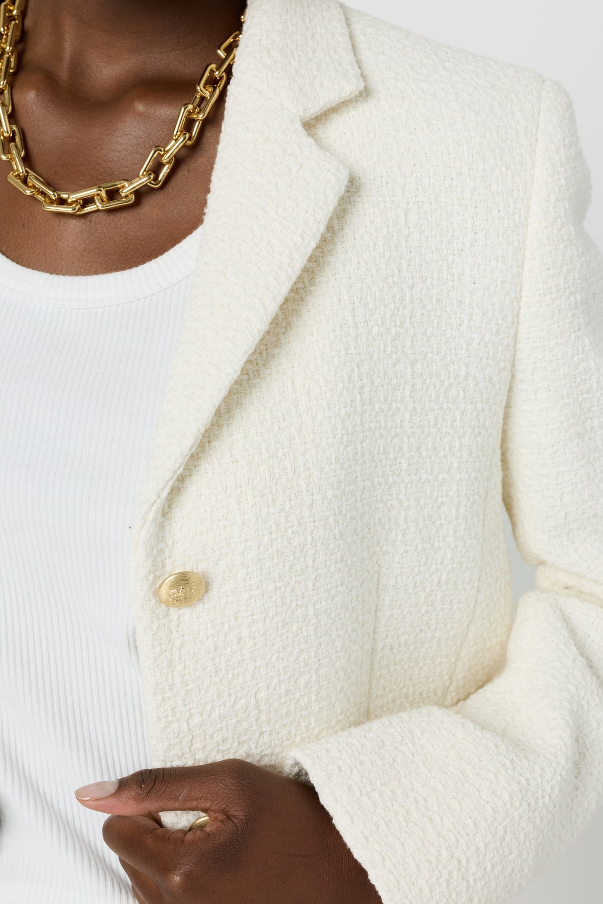 Jacket Ddv07d016 Ecru