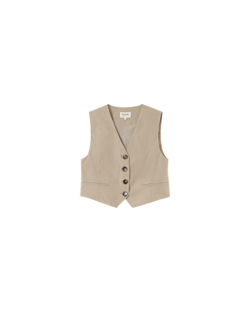Gilet Penn Beige