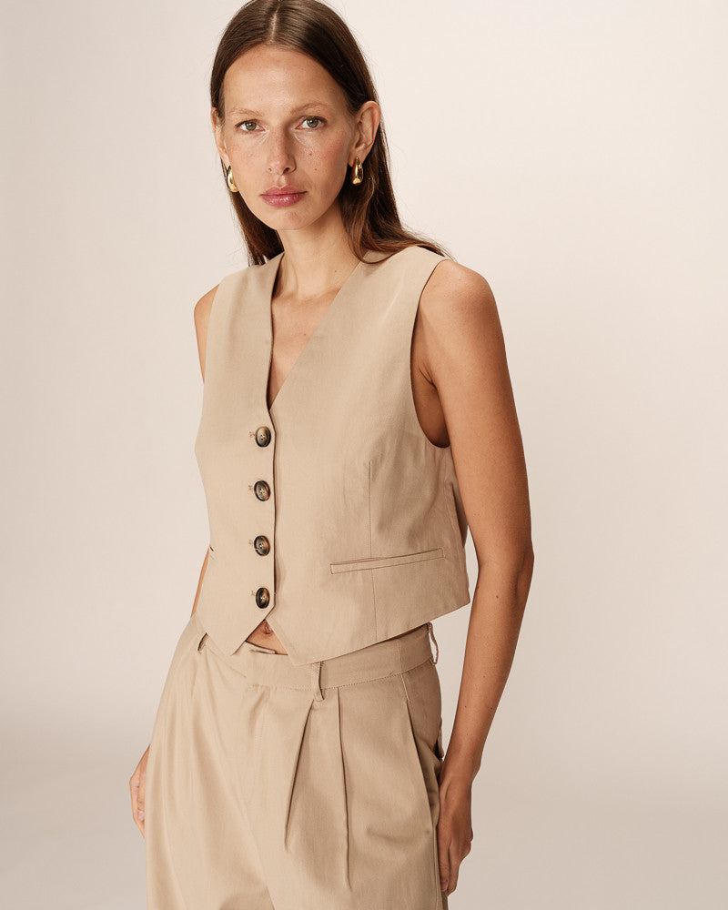 Gilet Penn Beige