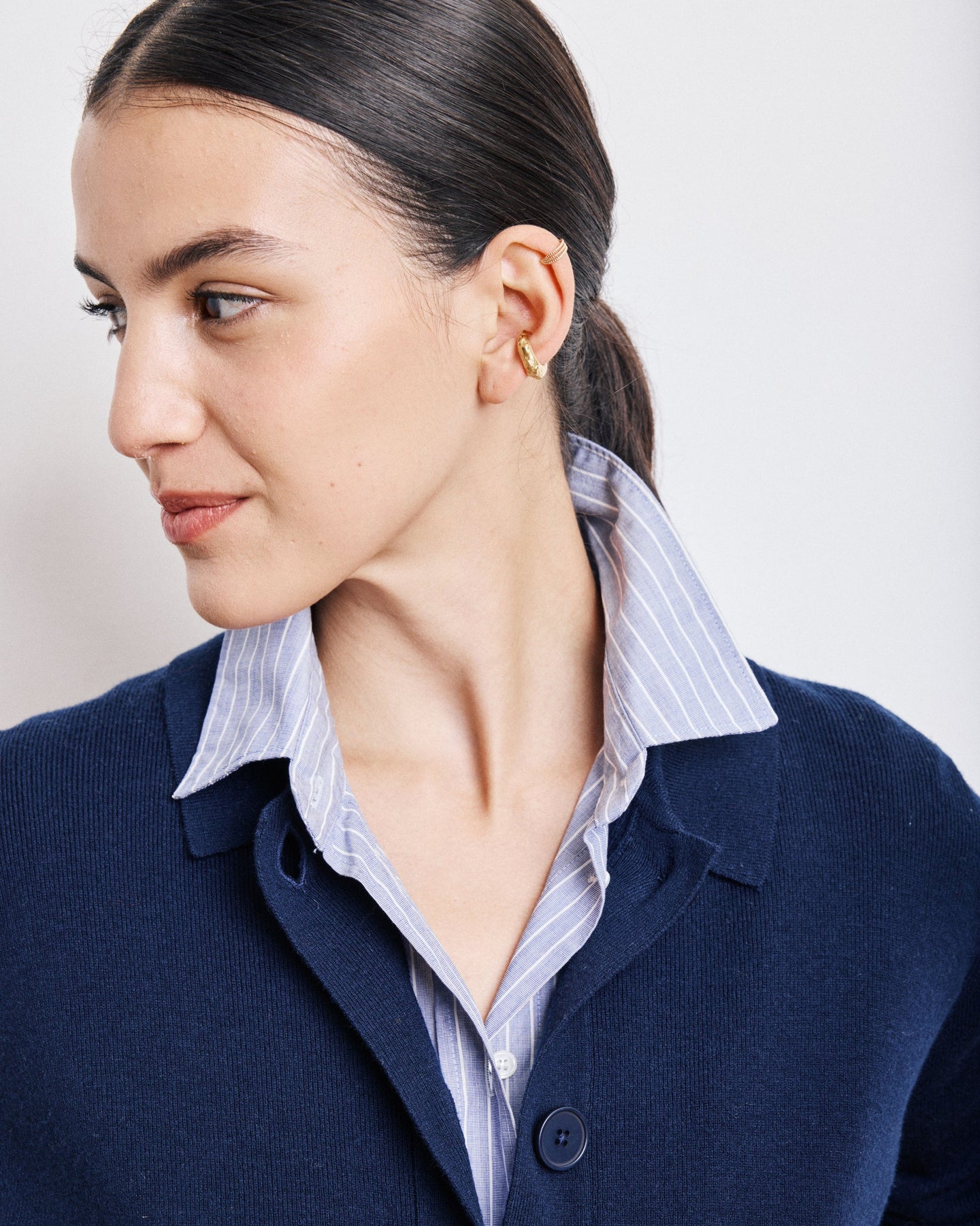 Cardigan Message Benq Message Benq522 02-Navy