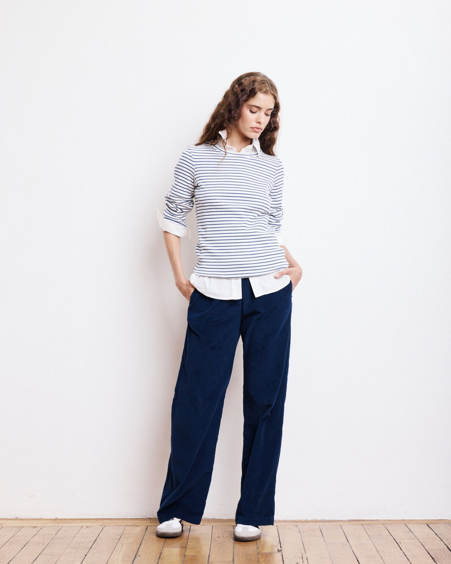 Tshirt Take Betr504 02-Ecru-Navy