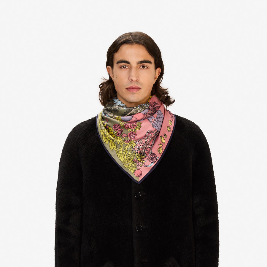 Scarf Ca221qu23 Pastel